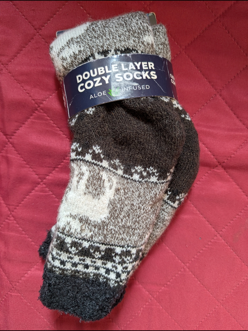Double Layer Cozy Socks Aloe-Infused Comfort